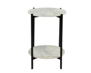 Melanie Accent Table White