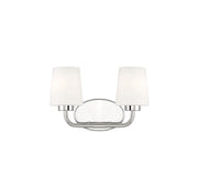 Savoy House - 8-4090-2-109 - Two Light Bath Bar - Capra - Polished Nickel