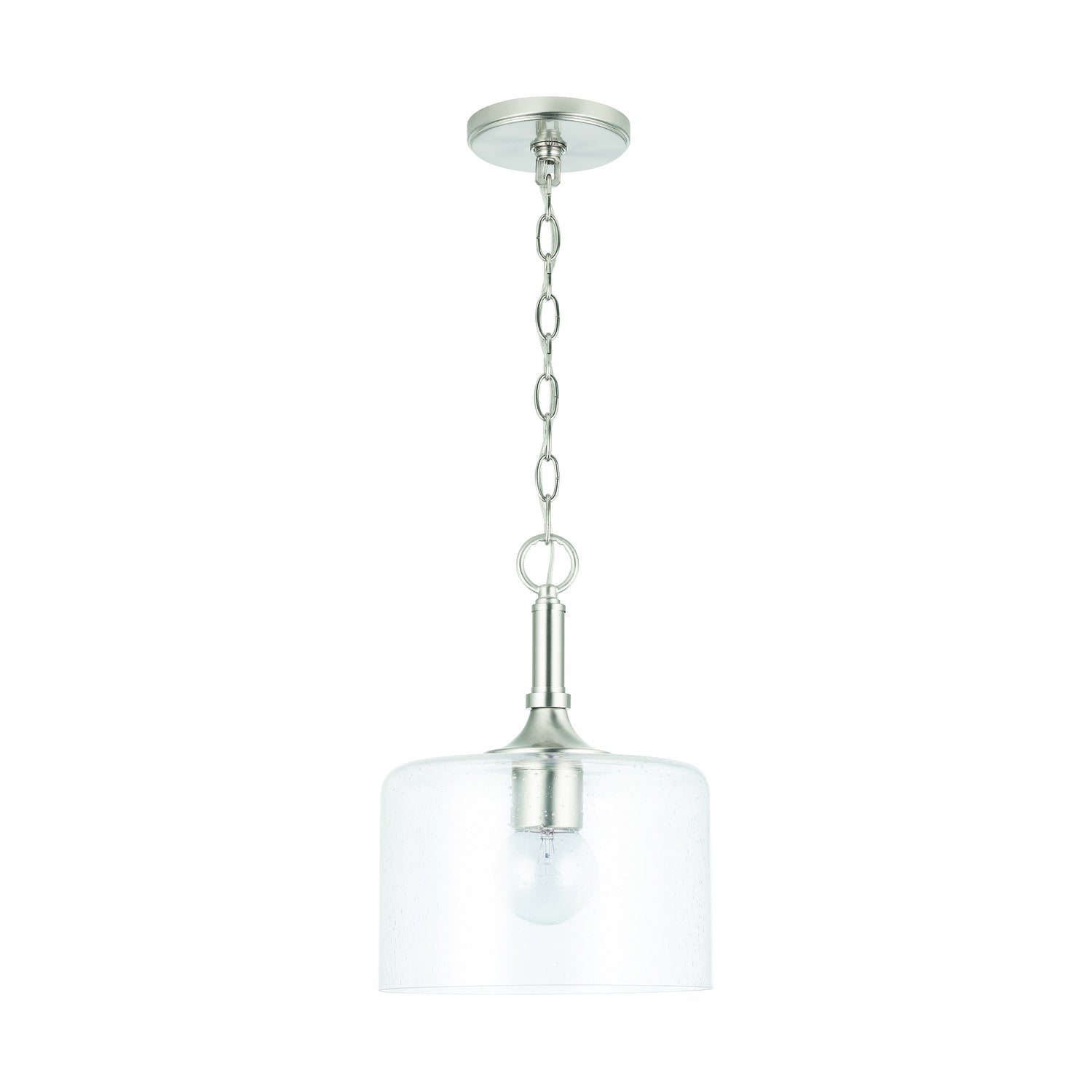 Capital Lighting - 339311BN - One Light Pendant - Carter - Brushed Nickel
