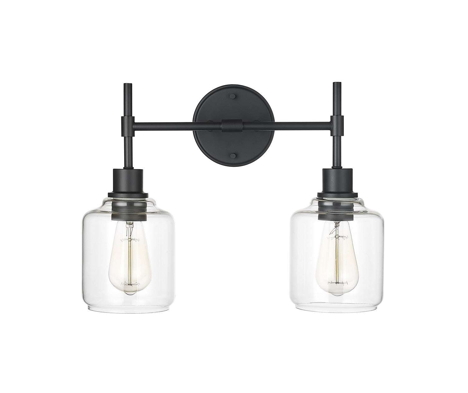 Millennium - 46942-MB - Two Light Vanity - Asheville - Matte Black