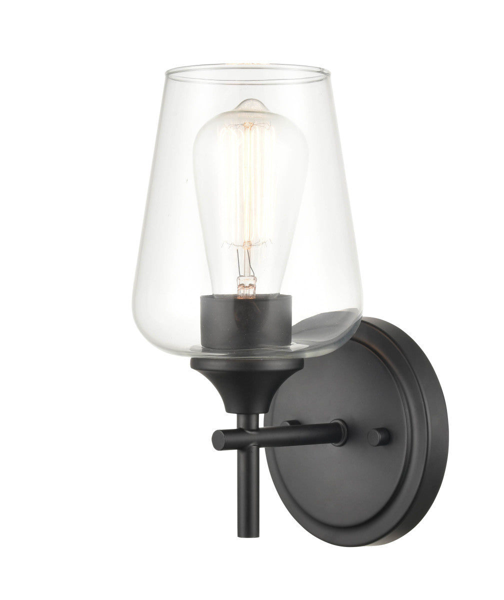 Millennium - 9701-MB - One Light Wall Sconce - Ashford - Matte Black