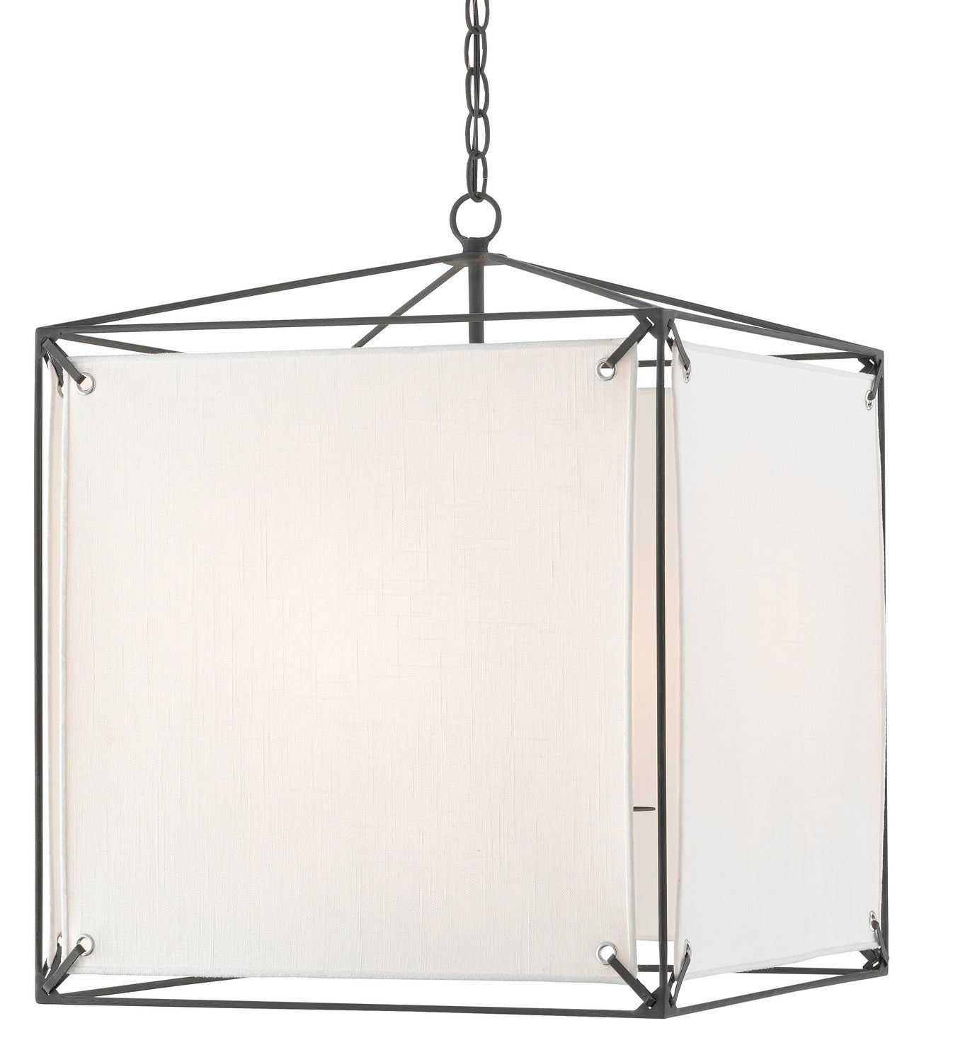 Currey and Company - 9000-0547 - Four Light Lantern - Blacksmith