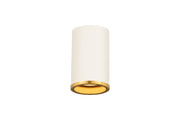 Z-Lite - 2303F1-MW-RB - One Light Flush Mount - Arlo - Matte White / Rubbed Brass