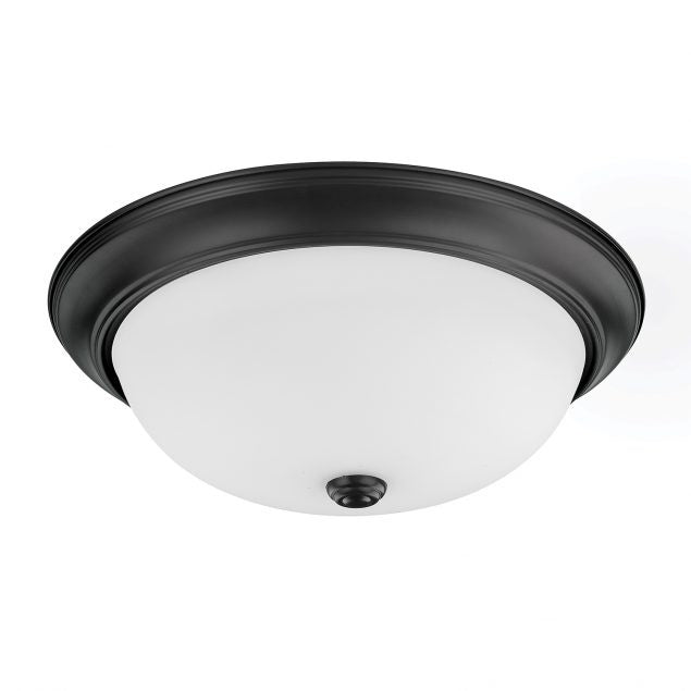 Capital Lighting - 214731MB - Three Light Flush Mount - Bates - Matte Black