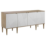 Uttermost - 25101 - Sideboard Cabinet - Tightrope - Natural Oak