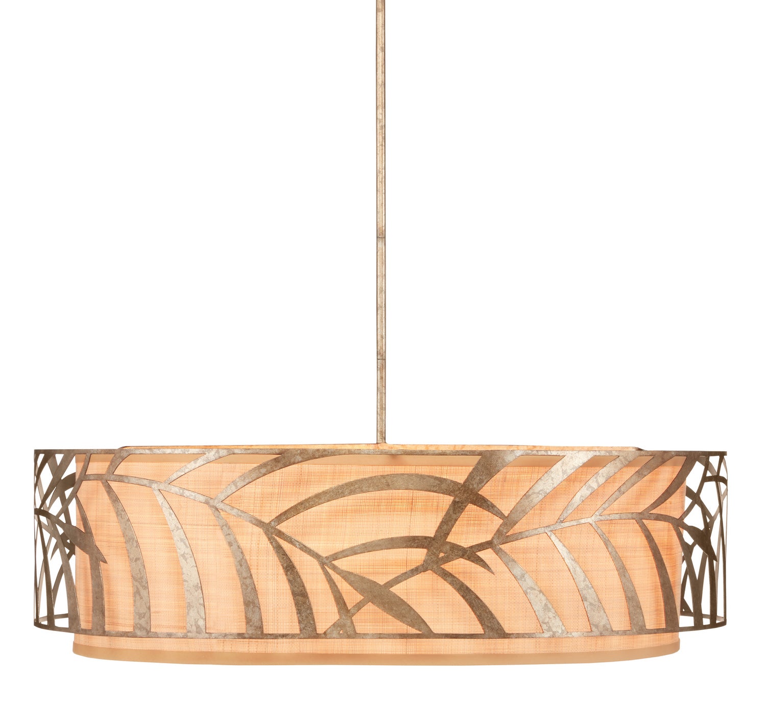 Currey and Company - 9000-0837 - Six Light Chandelier - Light Pyrite Bronze/Smokewood