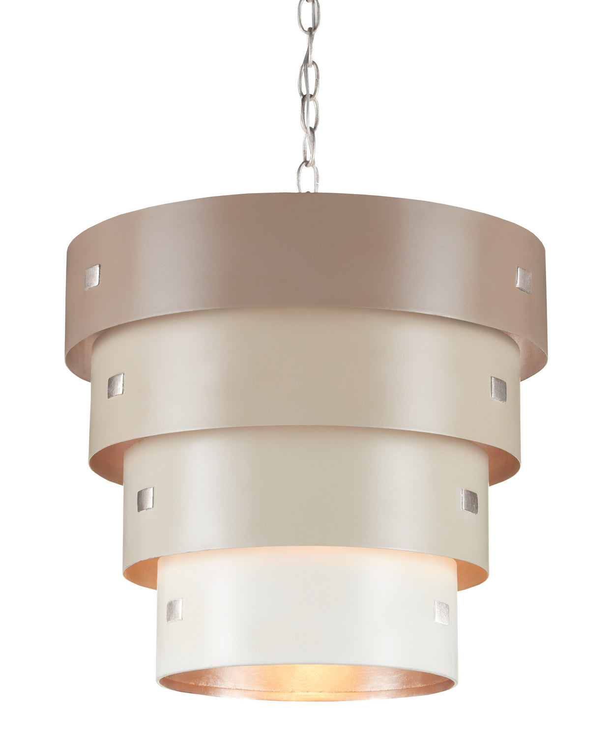 Currey and Company - 9000-0852 - One Light Pendant - Taupe/Champagne