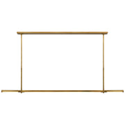 Visual Comfort Signature - KW 5730AB - LED Linear Pendant - Axis - Antique-Burnished Brass