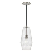 Capital Lighting - 345011BN - One Light Pendant - Dena - Brushed Nickel