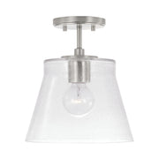 Capital Lighting - 346912BN - One Light Pendant - Baker - Brushed Nickel