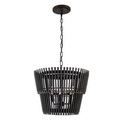 Varaluz - 355P03CB - Three Light Pendant - Apollo - Carbon