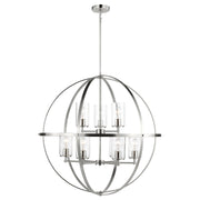 Generation Lighting - 3124679-962 - Nine Light Chandelier - Alturas - Brushed Nickel