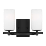 Generation Lighting - 4424602EN3-112 - Two Light Wall / Bath - Alturas - Midnight Black