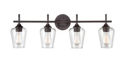 Millennium - 9704-RBZ - Four Light Vanity - Ashford - Rubbed Bronze