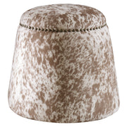 Uttermost - 23725 - Ottoman - Gumdrop - Antique Brass