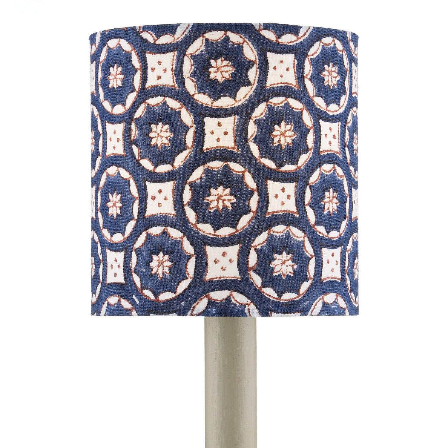 Currey and Company - 0900-0008 - Chandelier Shade - Navy/White/Red