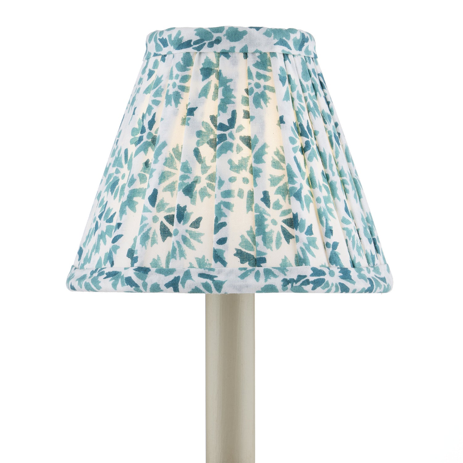 Currey and Company - 0900-0011 - Chandelier Shade - Aqua/White