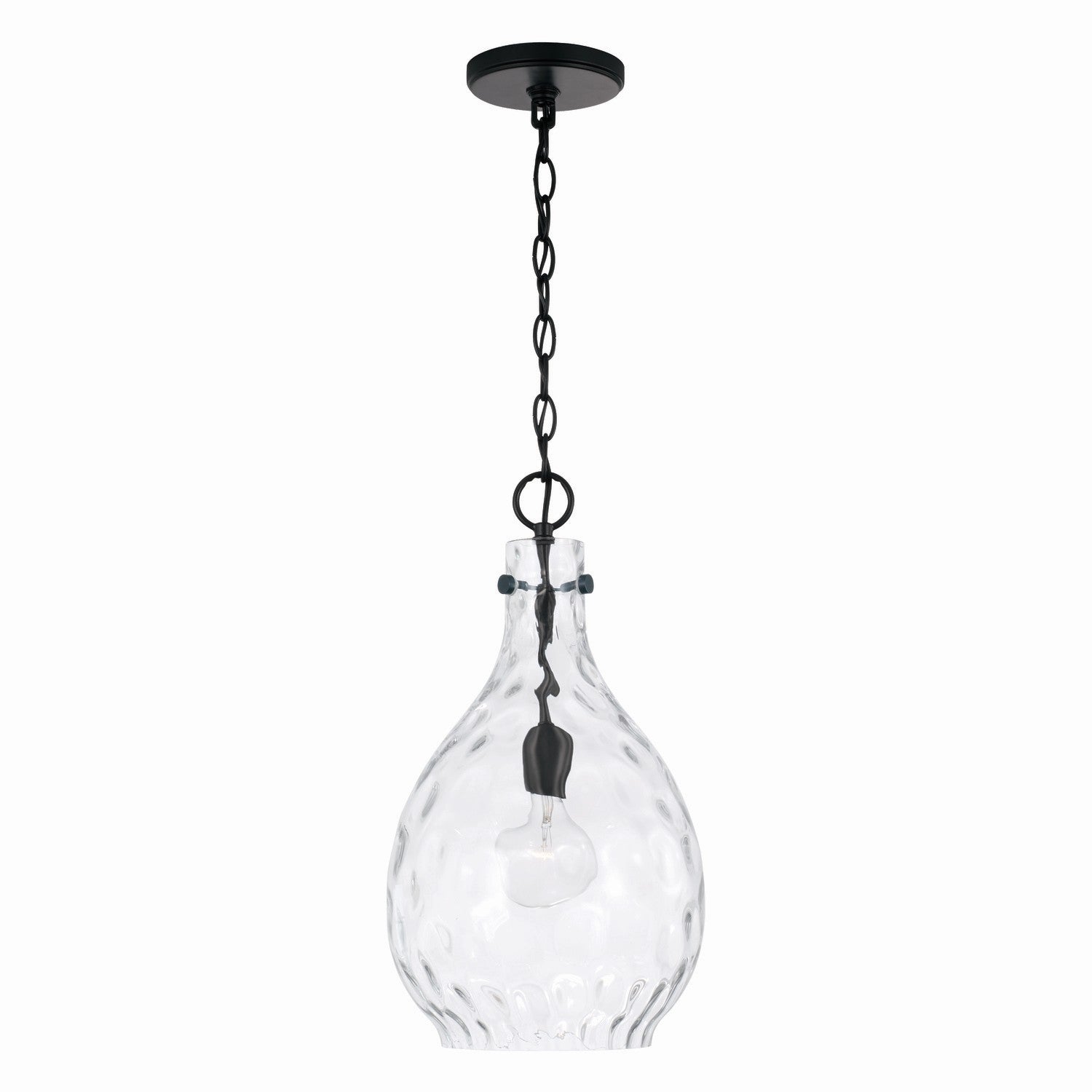 Capital Lighting - 349012MB - One Light Pendant - Brentwood - Matte Black