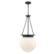 Savoy House - 7-3901-3-89 - Three Light Pendant - Manor - Matte Black