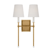 Visual Comfort Studio - AW1202BBS - Two Light Wall Sconce - Baxley - Burnished Brass