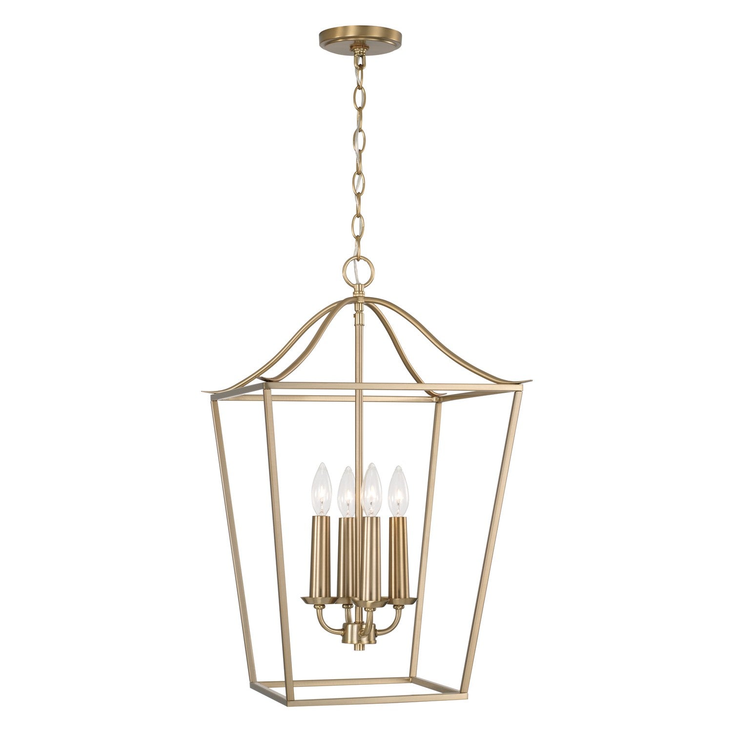 Capital Lighting - 550641MA - Four Light Foyer Pendant - Grady - Matte Brass