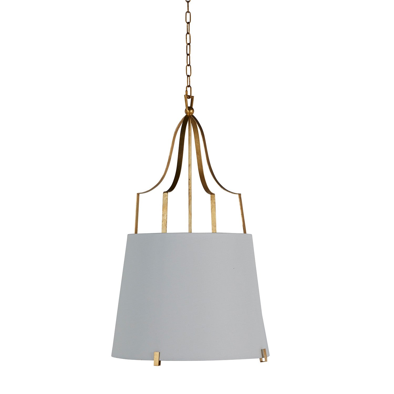 Gabby - SCH-166000 - Two Light Pendant - Arbella - Vintage Gold/White Linen