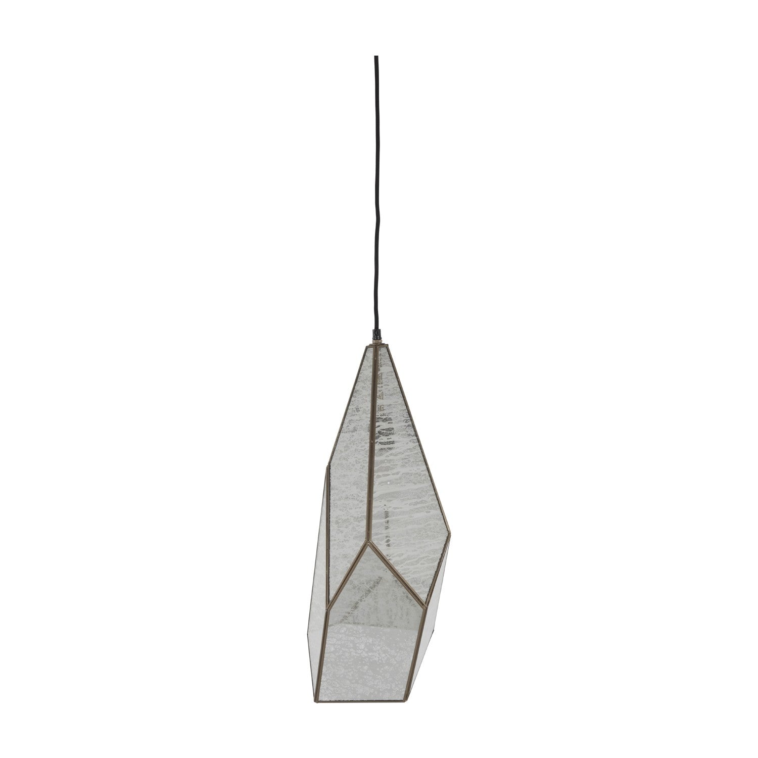 Gabby - SCH-170350 - One Light Pendant - Malia - Antique Brushed Brass/Silver Mercury Glass