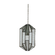 Gabby - SCH-175039 - One Light Pendant - Emilio - Antique Brushed Brass/Silver Mercury Glass