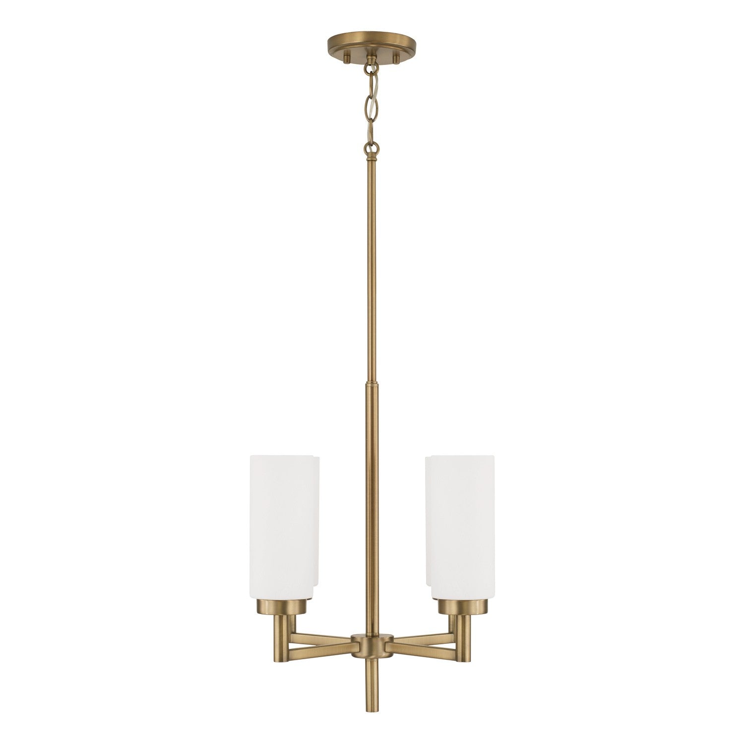 Capital Lighting - 351741AD - Four Light Pendant - Alyssa - Aged Brass