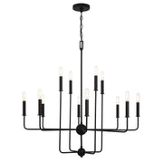 Savoy House - 1-4046-12-89 - 12 Light Chandelier - Avondale - Matte Black
