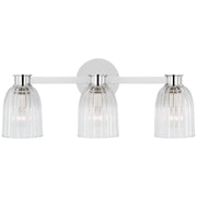 Visual Comfort Signature - ARN 2503PN-CG - LED Vanity Light - Asalea - Polished Nickel