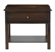 Maeve Nightstand Dark Brown