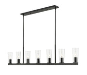 Z-Lite - 826-7L-MB - Seven Light Linear Chandelier - Titus - Matte Black