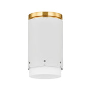 Mitzi - H870501-AGB/SWH - One Light Flush Mount - Asa - Aged Brass/Soft White