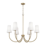 Capital Lighting - 455261AD-550 - Six Light Chandelier - Averitt - Aged Brass