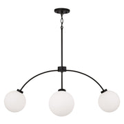 Capital Lighting - 457141BI-557 - Four Light Chandelier - Amos - Black Iron
