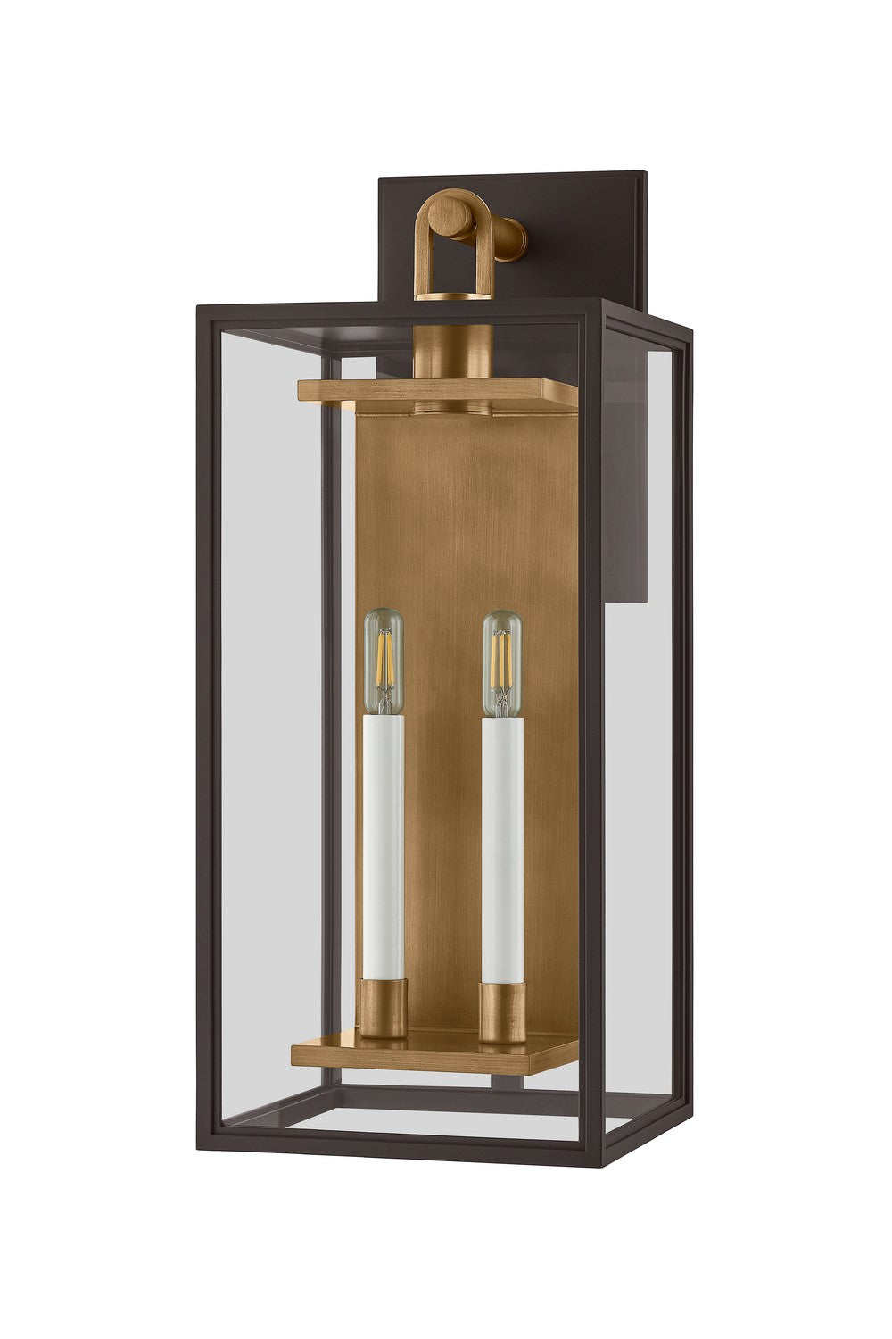 Troy Lighting - B6524-PBR/TBZ - Two Light Wall Sconce - Arnold - Patina Brass/Textured Bronze