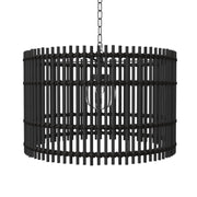 Gabby - 1434 - One Light Outdoor Chandelier - Sherman - Black/Walnut