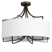 Gabby - SCH-175664 - Four Light Flush Mount - Lacey - Dark Bronze