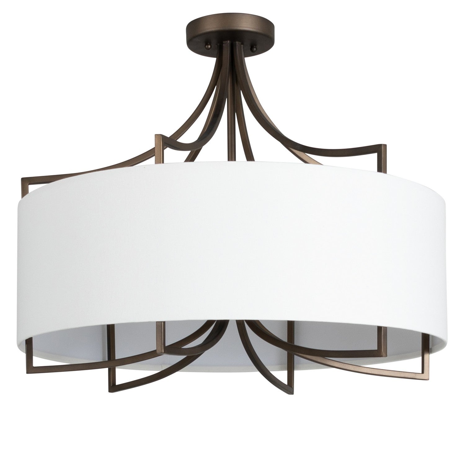 Gabby - SCH-175664 - Four Light Flush Mount - Lacey - Dark Bronze