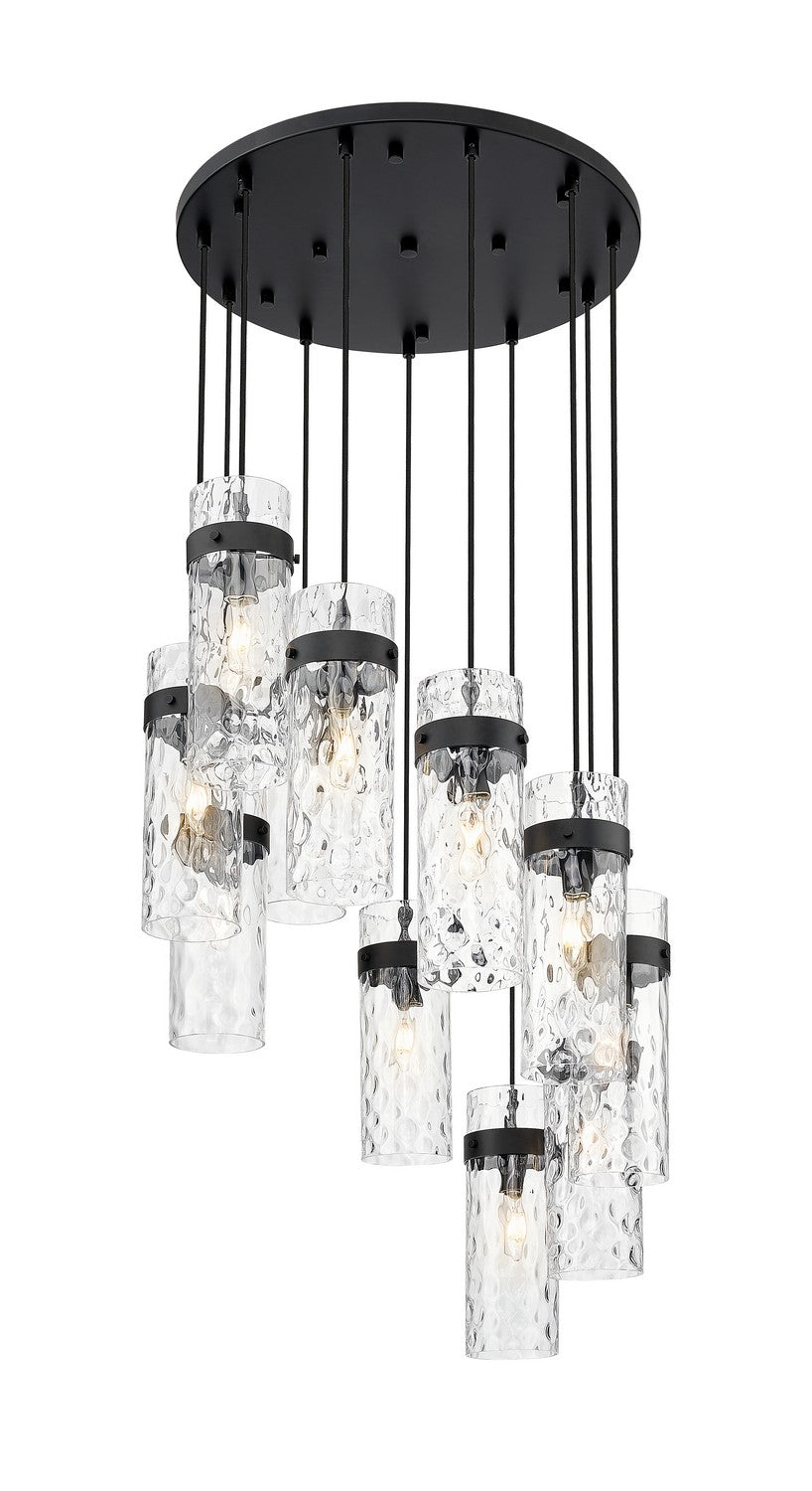 Z-Lite - 7002P5-11R-MB - 11 Light Chandelier - Fontaine - Matte Black