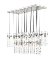Z-Lite - 7002P5-17L-BN - 17 Light Linear Chandelier - Fontaine - Brushed Nickel