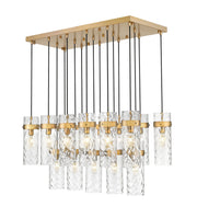 Z-Lite - 7002P5-17L-RB - 17 Light Linear Chandelier - Fontaine - Rubbed Brass