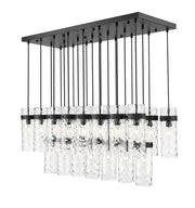 Z-Lite - 7002P5-23L-MB - 23 Light Linear Chandelier - Fontaine - Matte Black