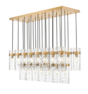 Z-Lite - 7002P5-23L-RB - 23 Light Linear Chandelier - Fontaine - Rubbed Brass