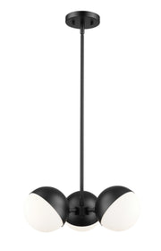 Z-Lite - 7517-3MB - Three Light Chandelier - Realm Sphere - Matte Black
