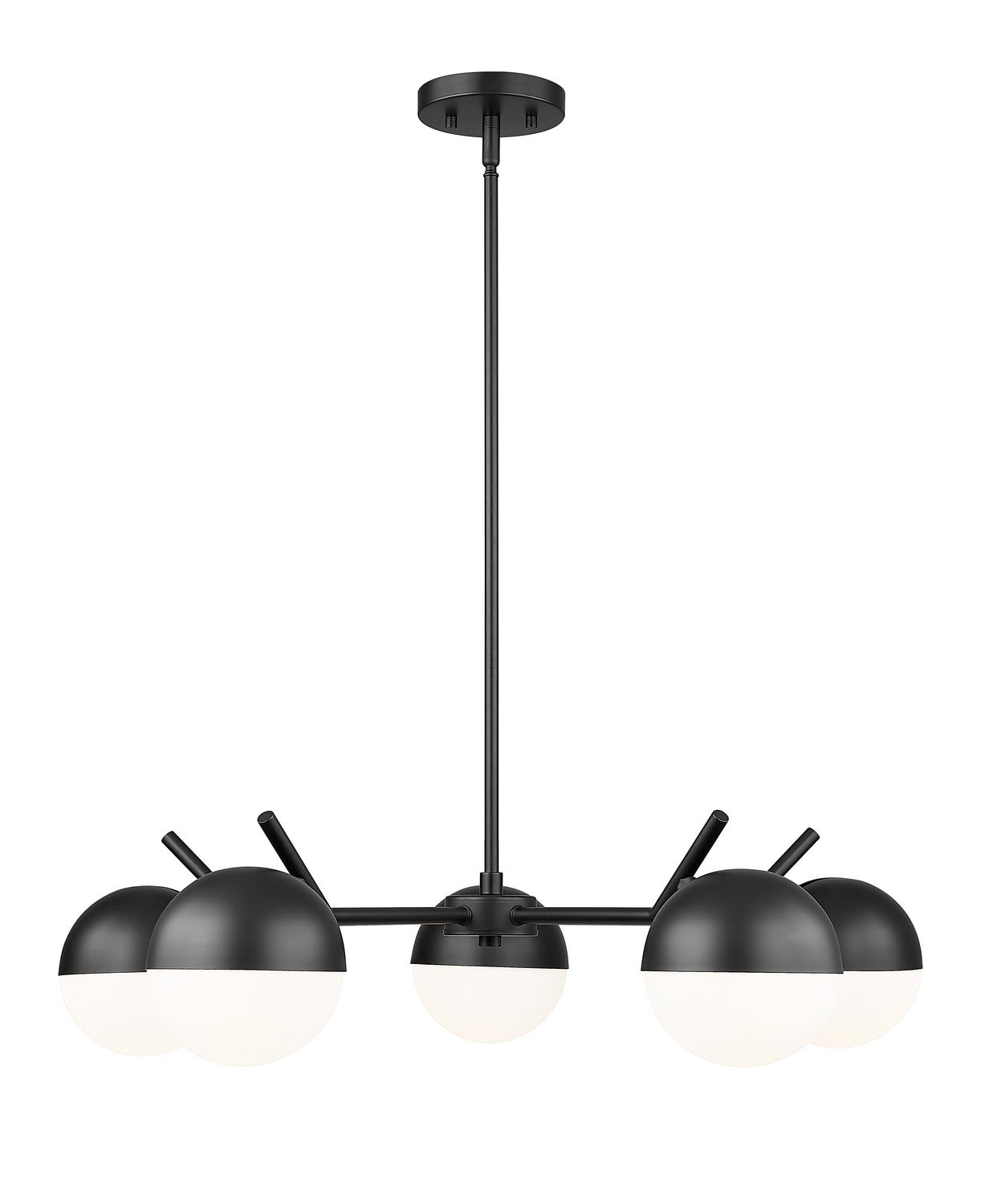 Z-Lite - 7517-5MB - Five Light Chandelier - Realm Sphere - Matte Black