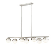 Z-Lite - 7517-7L-BN - Seven Light Linear Chandelier - Realm Sphere - Brushed Nickel