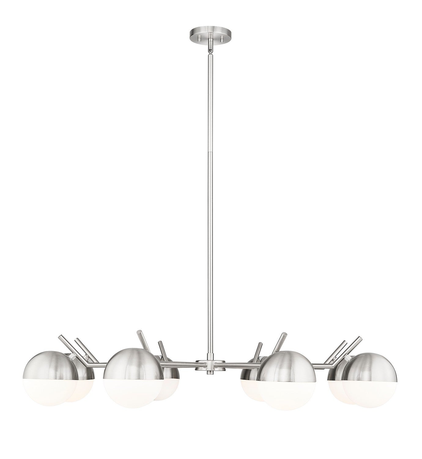 Z-Lite - 7517-8BN - Eight Light Chandelier - Realm Sphere - Brushed Nickel
