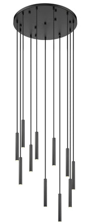 Z-Lite - 919MP12-11R-MB-LED - LED Chandelier - Forest - Matte Black